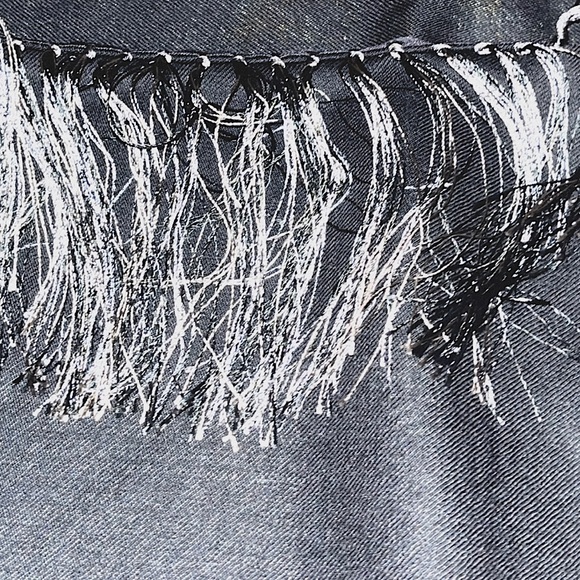 Authentic Vintage Atelier Versace Medusa Oversized Silk Fringe Scarf - Picture 10 of 12